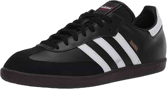 adidas samba black leather trainers