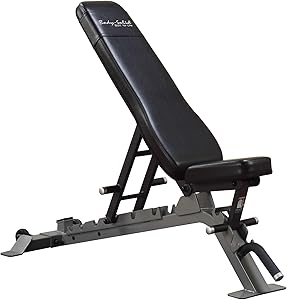 Body-Solid SFID325 Pro Clubline Adjustable Bench for Power Racks and Dumbbell Curls, Home and Commercial Gym