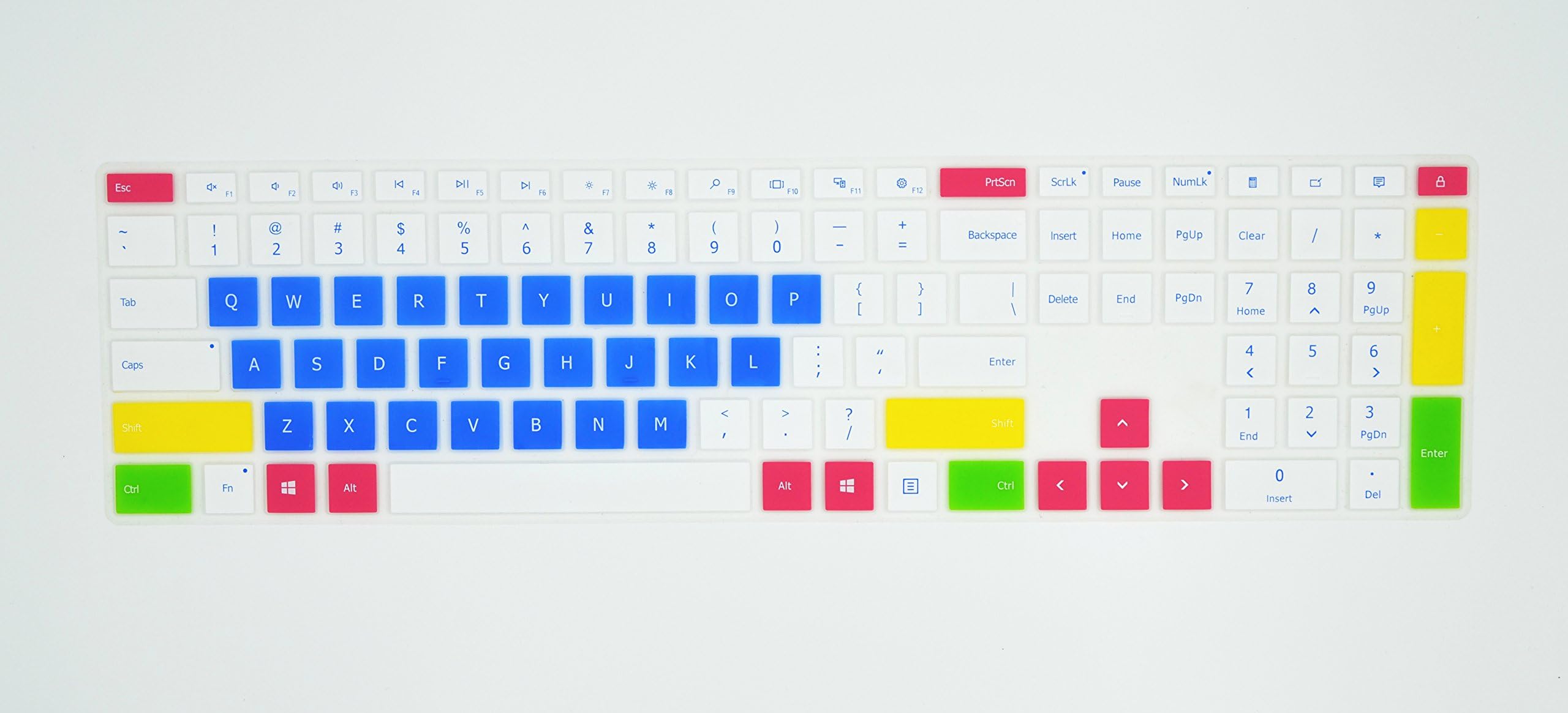 CONVAY Ultra Thin Keyboard Cover Silicone Skin for Microsoft Surface Studio Keyboard (Candy Blue)