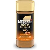 NESCAF&Eacute; Gold Espresso Caramel Flavored Instant Coffee, 3.5 oz Jar | Caramel-flavored instant espresso; single 3.5 oz (100 g) jar