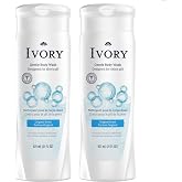 Ivory Body Wash, Designed for the Whole Family, Gentle Formula, Free of Dyes Heavy Perfumes Parabens Phthalates &amp; Silicones, for Sensitive Skin, Designed for Skin's pH, Original Scent, 21 oz (2-Pack)
