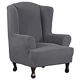 H.VERSAILTEX Wing Chair Slipcover Chair Covers for