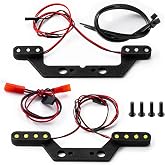 Front Rear LED Lights Kit for RC 1/10 ARRMA Big Rock 3S Upgrade Parts