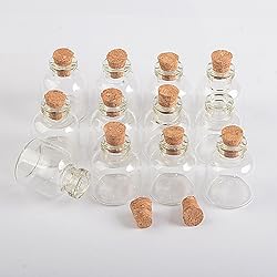 TAI DIAN 4ml Transparent Glass Cork Bottles Crafts