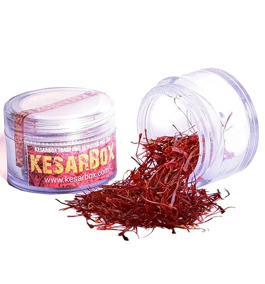 KesarBox Kashmir Mogra Kesar (1Gram) Organic Saffron Pure and 100