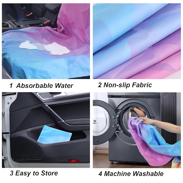 NBNHXNFF CAR SEAT COVER TOWEL FRONT SEATS FOR BEACH SWIMMING, SPORTS, CAMPING,YOGA, SWEATING. CAR SEAT TOWEL EASY TO CLEAN, PROTECT FROM DAMAGE BY SWEAT, PETS, AND SCRATCHES (WATERMELON, 1 PCS)