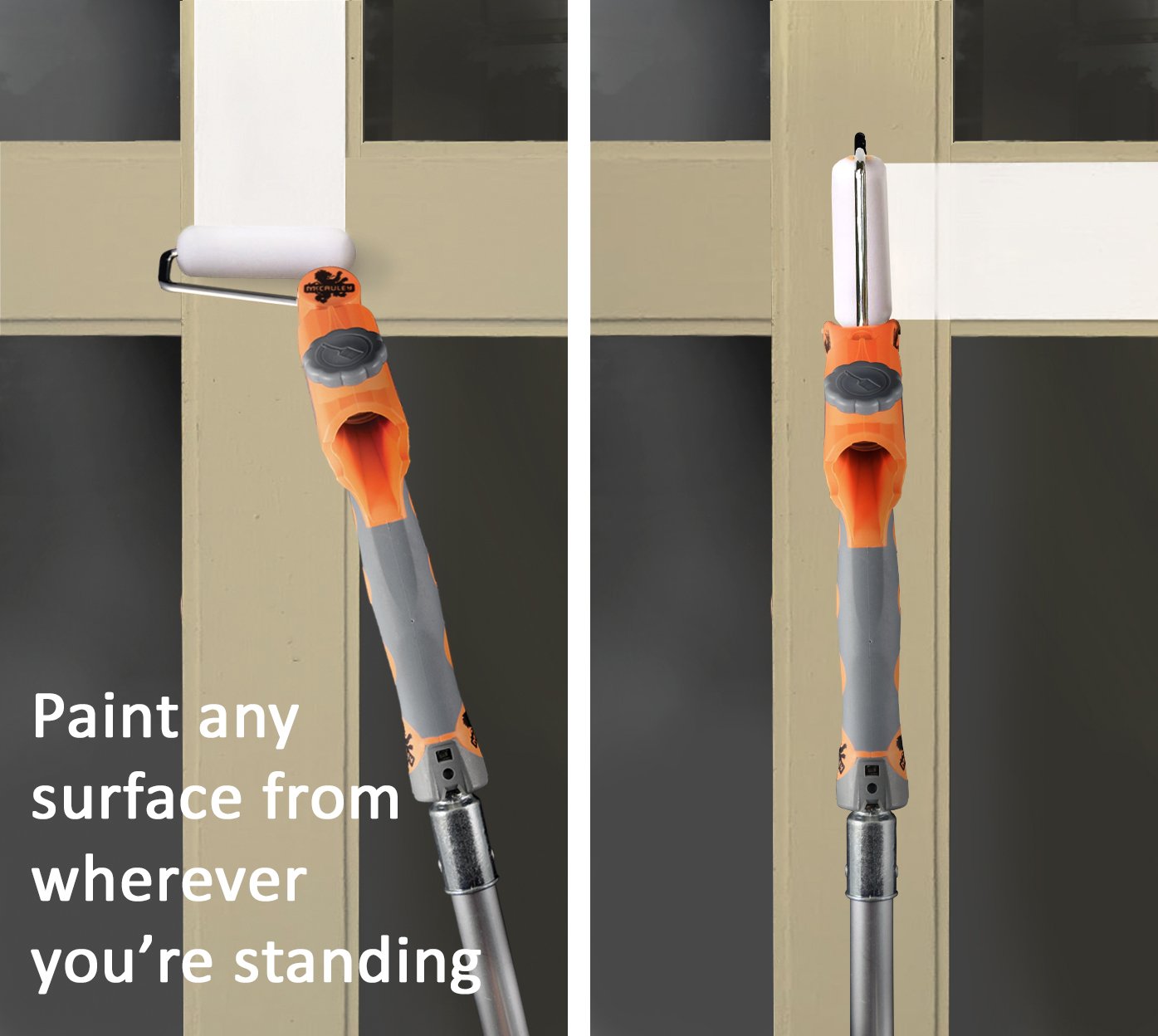 McCauley Tools REVOLVER Multi Position Paint Brush and Paint Roller