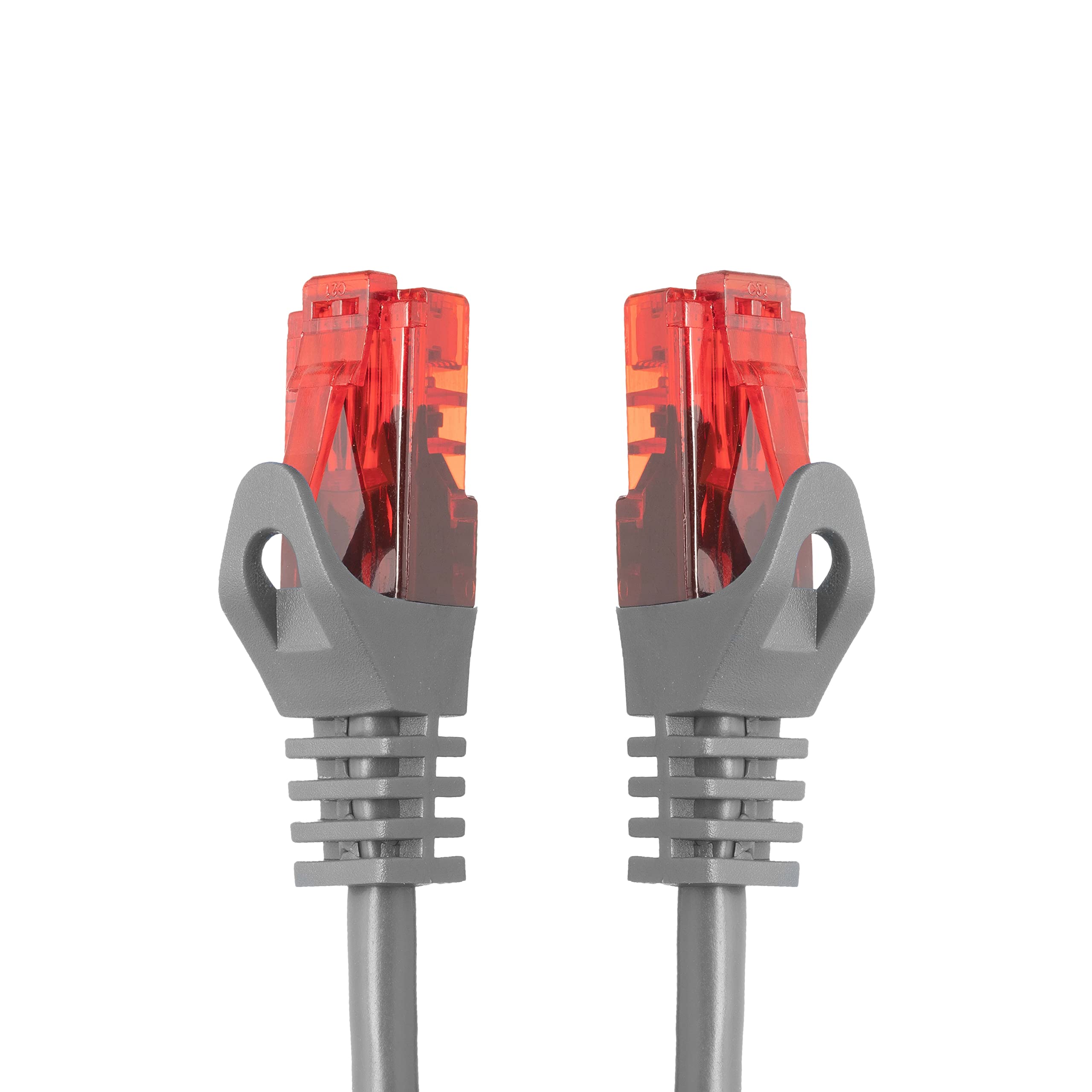 BIGtec Ethernet Cable 15m Internet Cable grey High Speed RJ45 LAN compatible Gaming PC Laptop Computer Playstation 5 PS5 PS4 Xbox Smart TV Box NAS Network Switch 15 metres