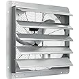 VEVOR 24 Inch Shutter Exhaust Fan Wall Mounted, High-Speed 3320CFM, Vent Fan For Garages, Shops, Greenhouse, Attic Ventilation, AC Motor, Fan Only