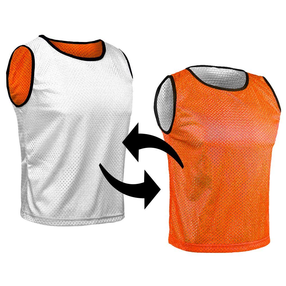 SPORTSBIBS bib reversible sports fan's jersey mesh Bibs training Vest national club T-shirt undershirt fitness summer winter, xs s m l xl, double-sided trikots Premium