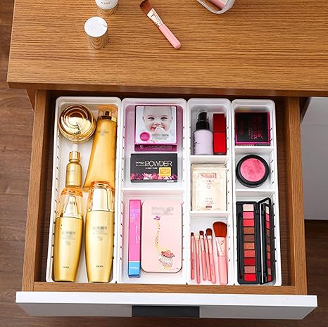Drawer Organizer With Adjustable Dividers Drawer Divider 4pcs