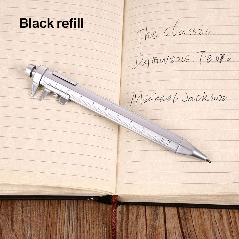 Aprettysunny Gel Ink Pen Ball-Point Novelty Vernier Caliper 0.5mm Random Students