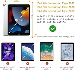 iPad 9th Generation Case, iPad 8th Gen Case, iPad