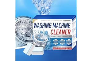 KAMOJI Washing Machine Cleaning Tablets, Refresh and Keep Your Washer Spotless, Take Care Of Your Washing Machine and Clothes By Cleaning The Drum Monthly (1)