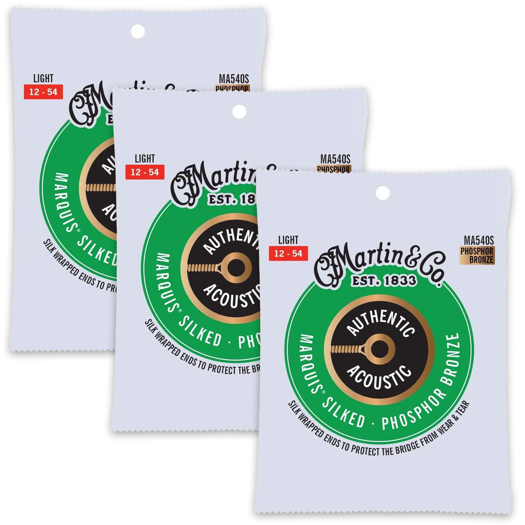 MARTIN MA540S Marquis Silked Phospher Bronze Light アコースティックギター弦の商品画像