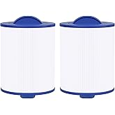 Wowreed Spa Filter Compatible with 6CH-502, FC-0311, PAS502SV, PAS502SV-M, Baleen AK-90161, Magnum AR50, Master Deluxe M60506, Tidal Fit Swim 06-0006-12, 2 Pack
