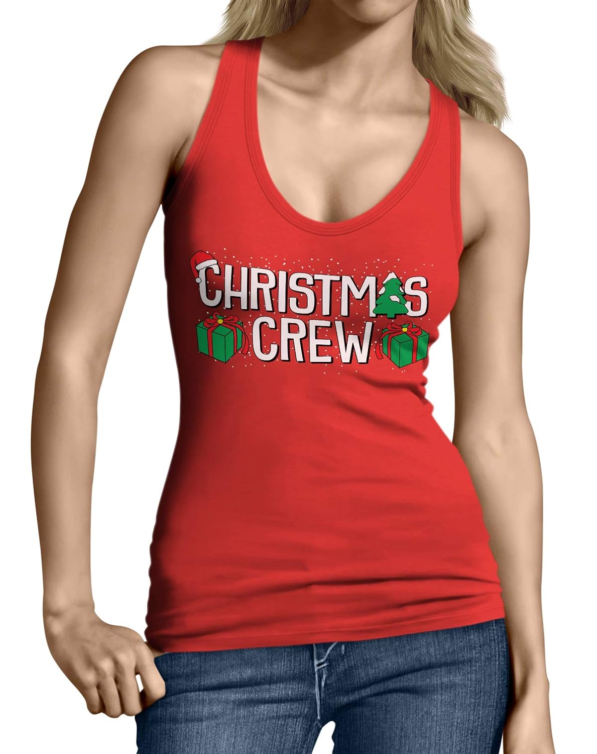 Apparel Christmas Crew Tank Top 5786 Shirts Kitilan