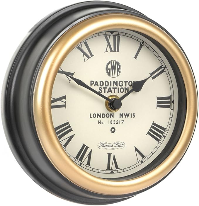 Thomas Kent Paddington Wall Clock CK6170 15cm dia. Amazon.co.uk