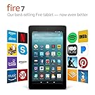 Fire 7 Tablet with Alexa, 7" Display, 8 GB, Black - with Special Offers