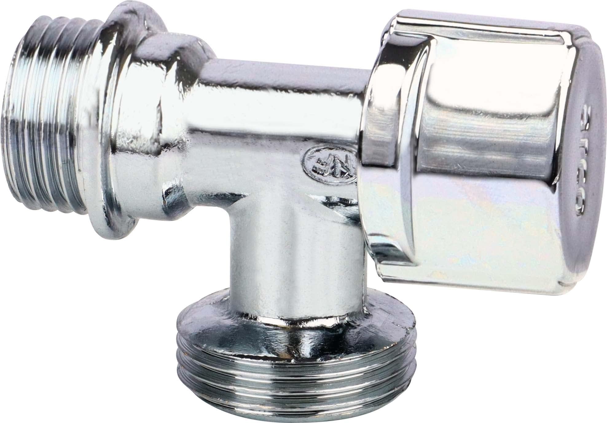 Boutt 3120755 ML Quarter Turn Washing Machine Tap 15 mm x 21 mm Connector 20 mm x 27 mm