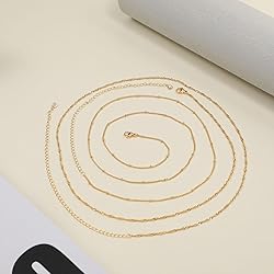 Rotnso 14K Gold Plated Body Chains Dainty Boho