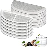 12 Pack Cat Water Fountain Filters for eufy Stainless Steel Water Dispensers 3L/105oz, Triple Filtration System Pet Fountain Filter Replacement for Cats Or Dogs