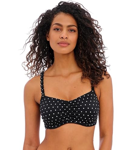 Amazon.com: Freya Women's Sundance Underwire Padded Hi-Neck Crop