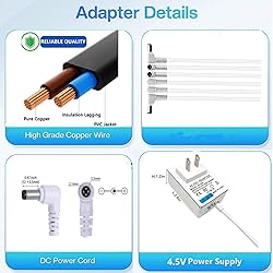 4.5V Power Adapter Compatible with Lemax Lighted