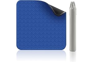 BKTSUNAMI Mahjong Mat for Table, 32.4x32.4 Inch Non-Slip Noise Reduction Neoprene Game Mat with Carrying Bag, Portable Mahjon