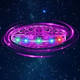 ETPlanet Hand Operated Flying Toy Drone for Kids 360° Gesture LED UFO