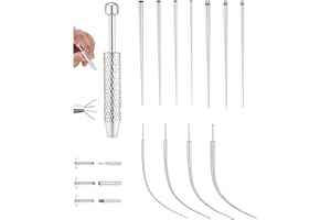 Piercing Taper Jewelry Grabber Tool 316L Stainless Steel Flat Back Earring Insertion Tool Threaded Push in Threadless Tragus 