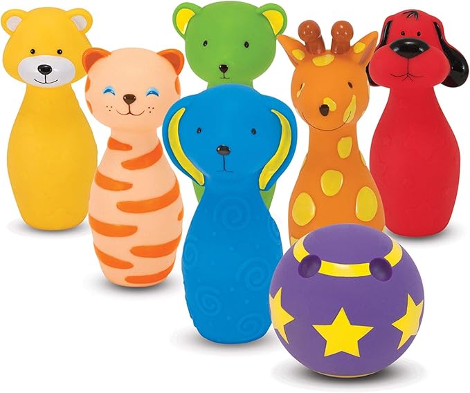 melissa and doug animal bowling set