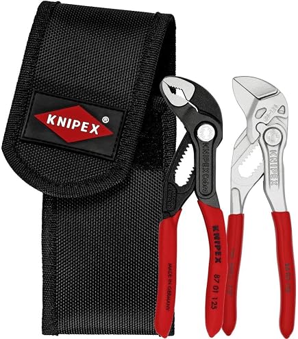 KNIPEX Tools 00 20 72 V04 XS 2 Pc Mini Pliers Set XS in Belt Pouch