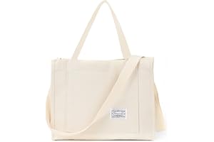 Valleycomfy Corduroy Tote Bag for Women Travel Crossbody Bag Purse Women Shoulder Bags Work Handbags Everyday Hobo Bag