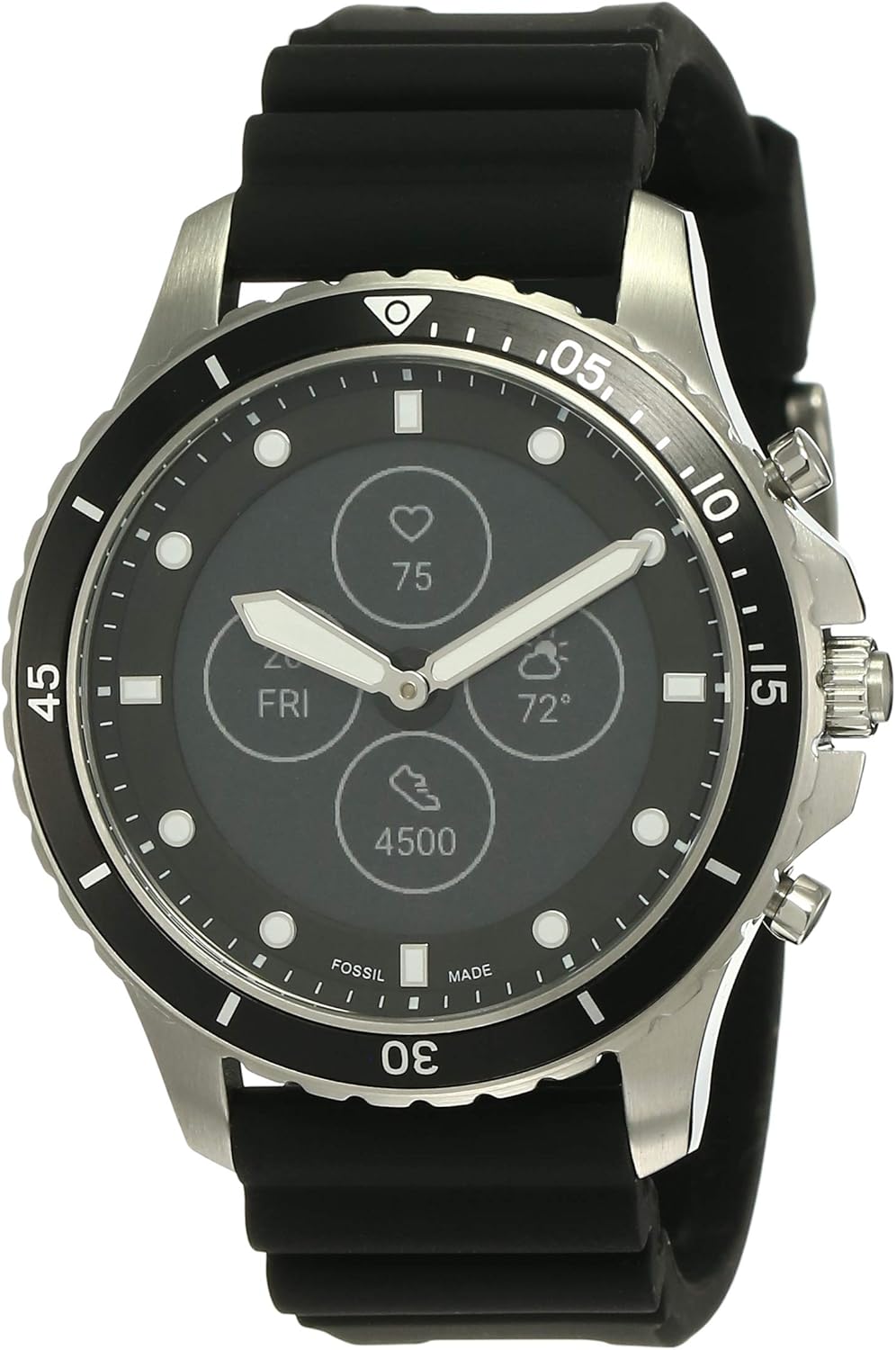Fossil FB01 Hybrid HR Black Smartwatch FTW7018 Fashion