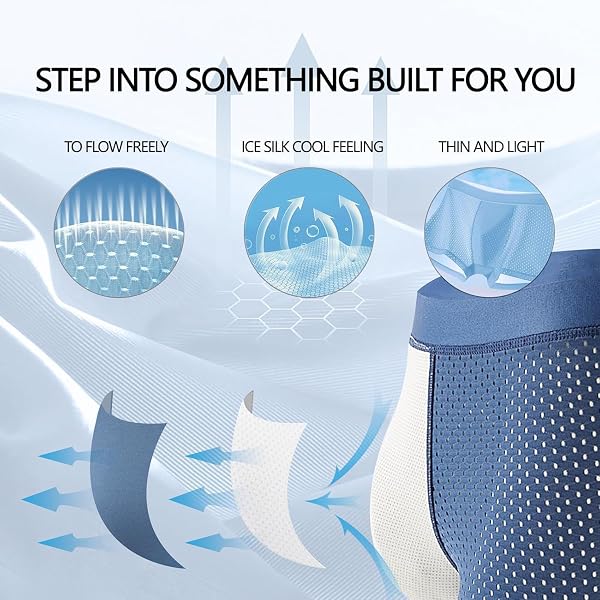YOULEBAO MEN’S BOXER BRIEFS, ULTRA BREATHABLE SOFT MOISTURE WICKING BUILT-IN WITH 3D POUCH COMFORT (US, ALPHA, XX-LARGE, REGULAR, REGULAR, 5PCS MIXED COLOR)