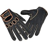 Riparo Mens Gloves, Leather Gloves for Driving, Motorcycle Gloves, Driving Gloves for Men