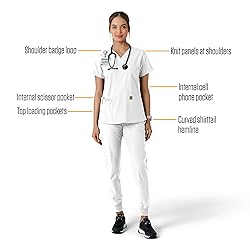 Carhartt Scrubs C12313 Women's Force® Essentials