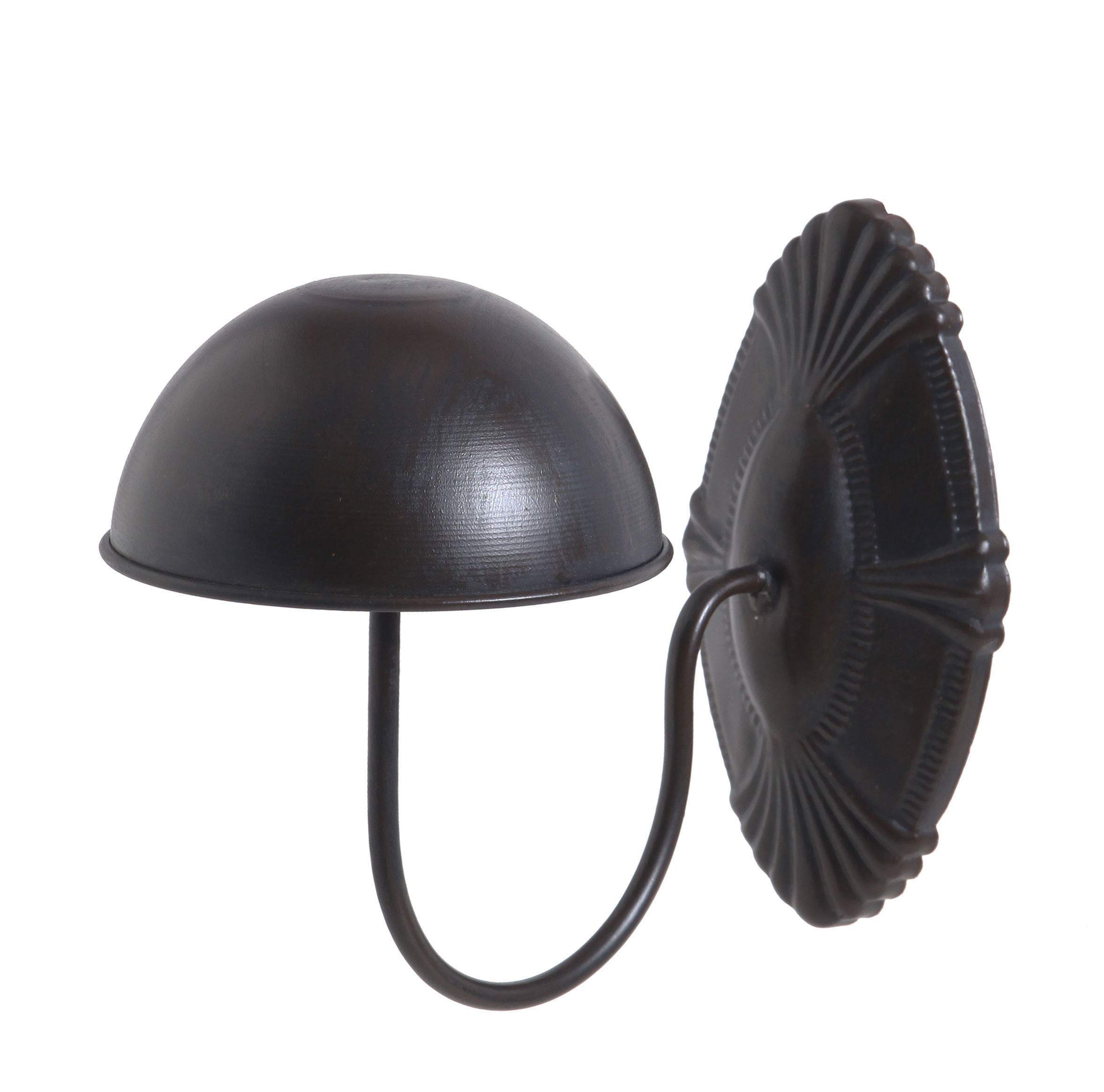 Photo 1 of Owlgift Decorative Black Metal Vintage Style Wall Mounted Entryway Hat/Cap/Wig Hanger Display Rack