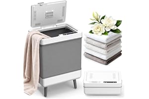 Electactic Towel Warmer for Bathroom, 35L Large Towel Warmer Bucket with Aromatherapy, Temperature & Timer, Foldable & Easy Storage, Fits 3 45"x70" Towels and Blankets, Auto Shut Off, Towel Dryer