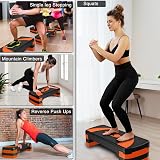 Xn8 Sports Exercise Stepper Adjustable Height 5/10/15 cm Sturdy view 3