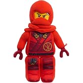 LEGO NINJAGO Minifigure Small Plush Kai in Red Ninja Plush | Inspired by LEGO NINJAGO Minifigures, Collectible Character Plush for Holiday Stocking Stuffers, Gifts, Presents,