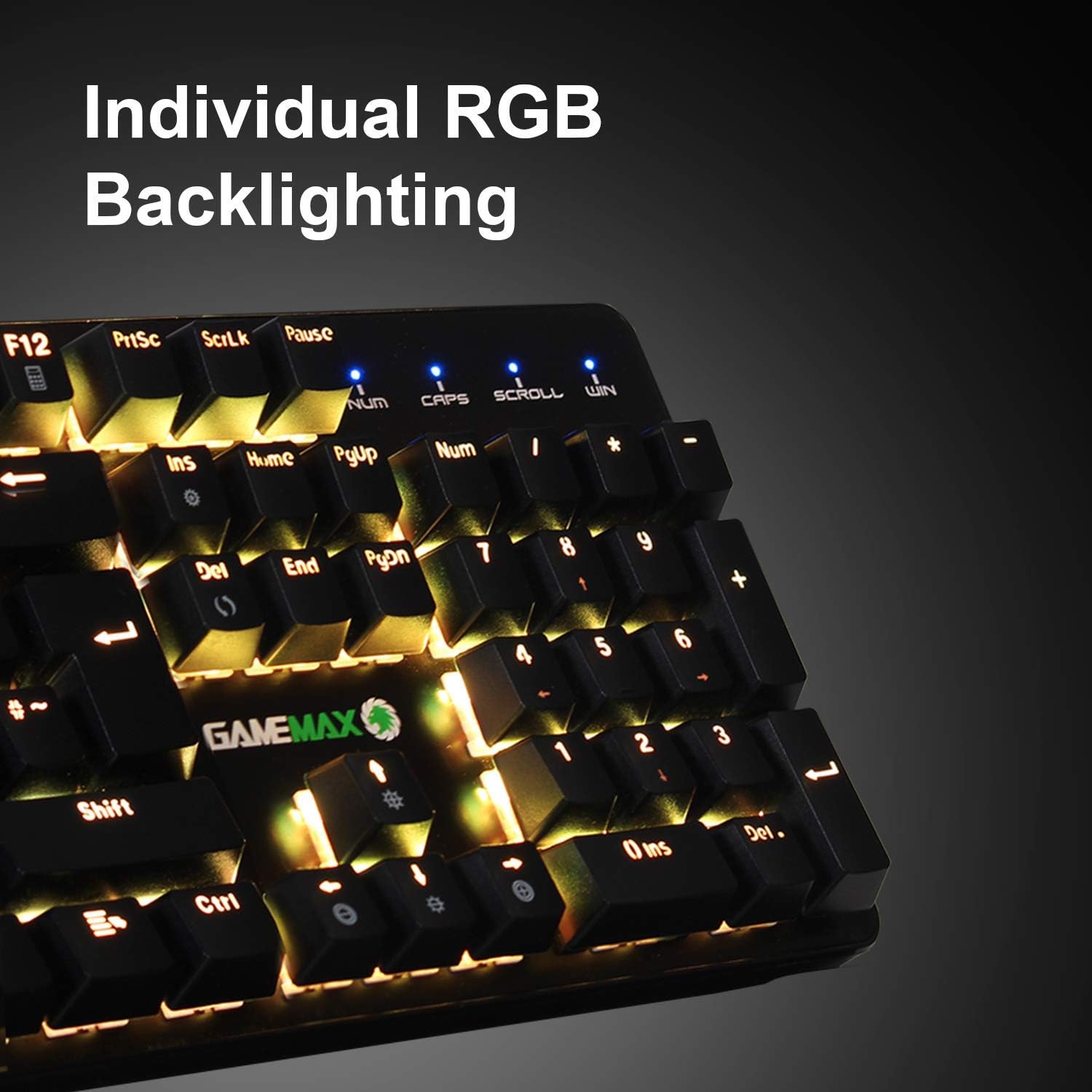GameMax Strike RGB Mechanical Gaming Keyboard, Individual RGB LED Backlight, Outemu Red Switches, Anti-Ghosting Keys - Image 5