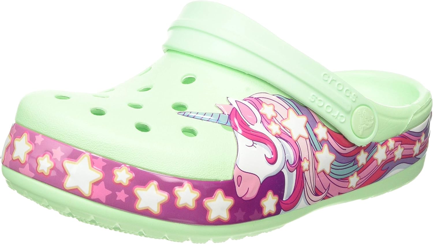 unicorn crocs size 12