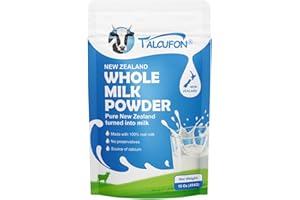 TALCUFON New Zealand Milk Powder Full Cream Instant Milk Powder Gluten Free, Non-GMO Shelf-Stable & Easy to Use 16 Oz