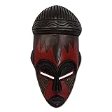 NOVICA Nigerian Red And Black Handcrafted African