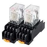 DIANQI 2Pcs AC 110V-120V 14-Pin 5Amp