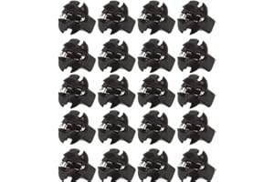 cciyu 20 Pack Black 5/8" Twist In Instrument Panel Dashboard Gauge Bulbs 194 168 T10 Wedge socket Replacement fit for 194/168
