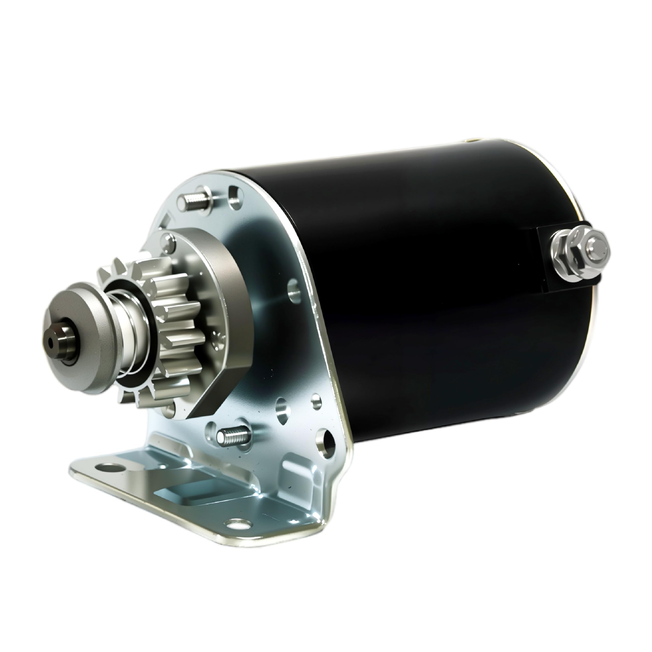 Photo 1 of 14 Teeth Starter Motor Compatible with Briggs and Stratton Cub Cadet 14.5 16 16.5 17 17.5 18 18.5 HP John Deere New Holland Toro Steel Gear 593934 693552 5932N 693551 LG693551 BS693551