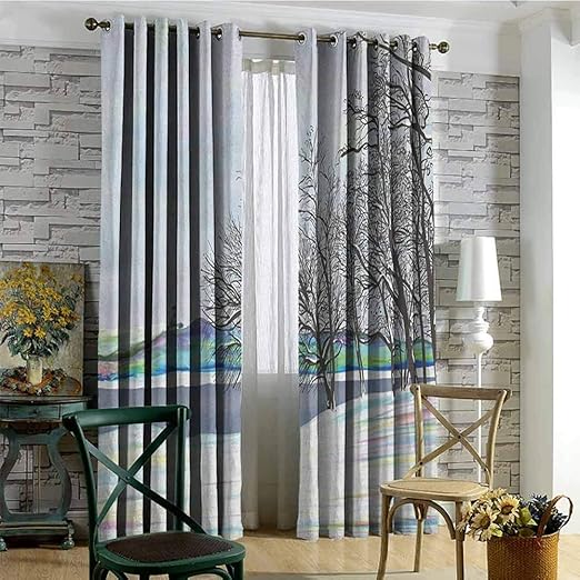 BottleTip - Cortina aislada para sombreado con ramas de árbol sin hojas